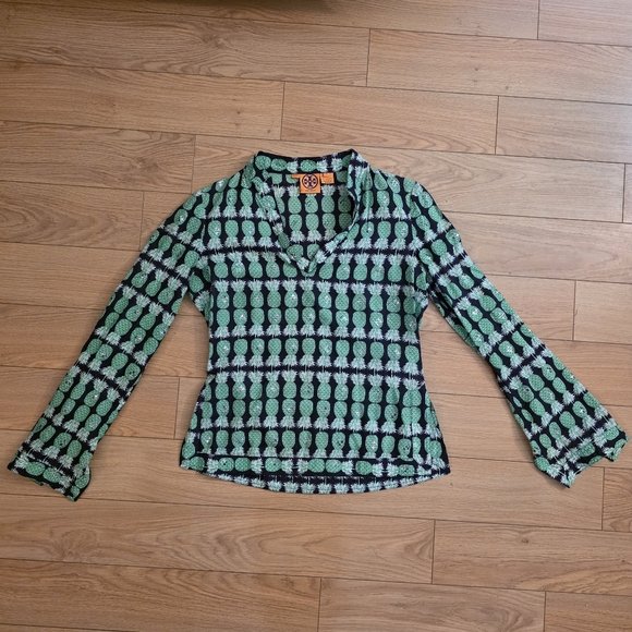 Tory Burch Tops - Tory Burch Pineapple Tunic Top- 2